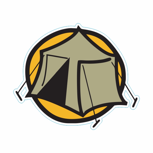 برچسب بدنه موتورسیکلت طرح CAMP کد 85