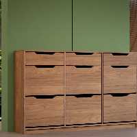 جاکفشی پایه سنگی داشبوردی کشودار شش درب  (ام دی اف) MDF(هزینه ارسال به عهده مشتری) | choobsub