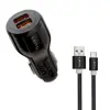 شارژر فندکی لیتو مدل LC-C4 به همراه کابل تبدیل USB-C