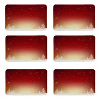 زیربشقابی طرح برف کد 8387 مجموعه 6 عددی