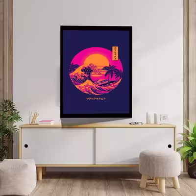 تابلو مدل GREAT WAVE کد F-7006