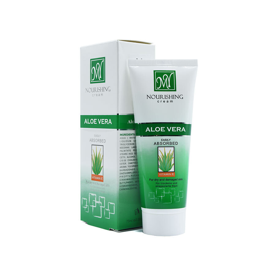 مای کرم تیوپی مرطوب کننده دست و صورت آلوورا 75 میل پوست خشک و آسیب دیده