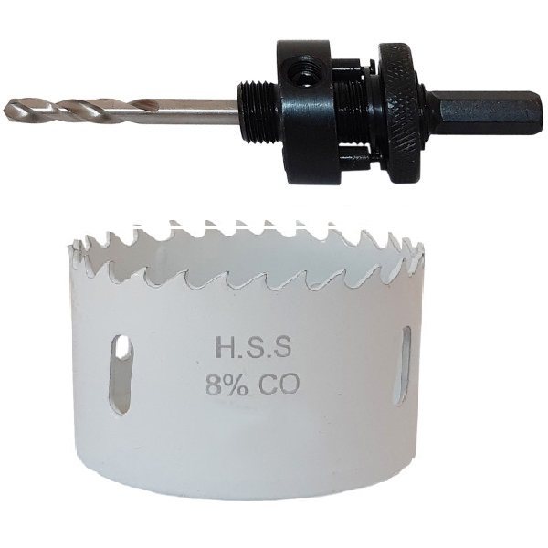 مته گردبر آهن کبالت مدل CO2-1060 سایز 60 میلی متر مجموعه دو عددی