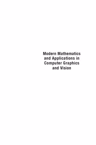 خرید و دانلود نسخه کامل کتاب Modern Mathematics and Applications in Computer Graphics and Vision