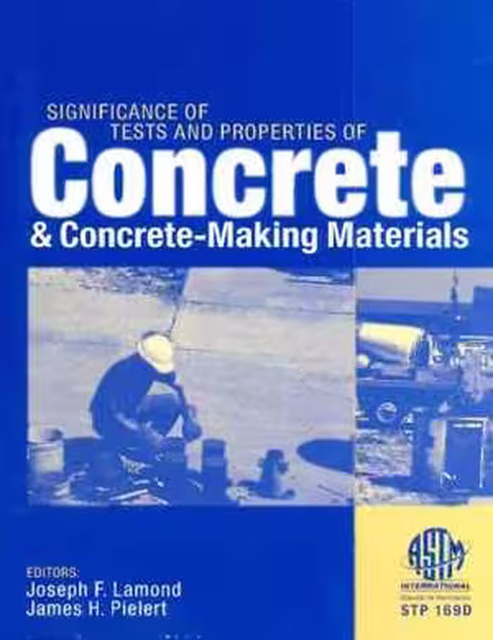[PDF] دانلود کتاب Significance Of Tests And Properties Of Concrete And Concrete-Making Materials, 2006