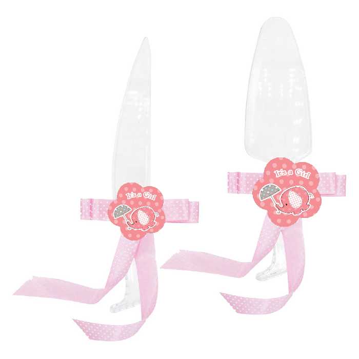 ست کارد و کفگیر سرو کیک مدل فیل کد 01