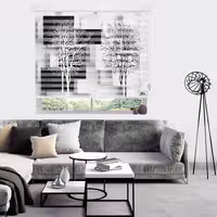 پرده زبرا زیو مدل 3D-1137سایز 140x200 سانتی متر