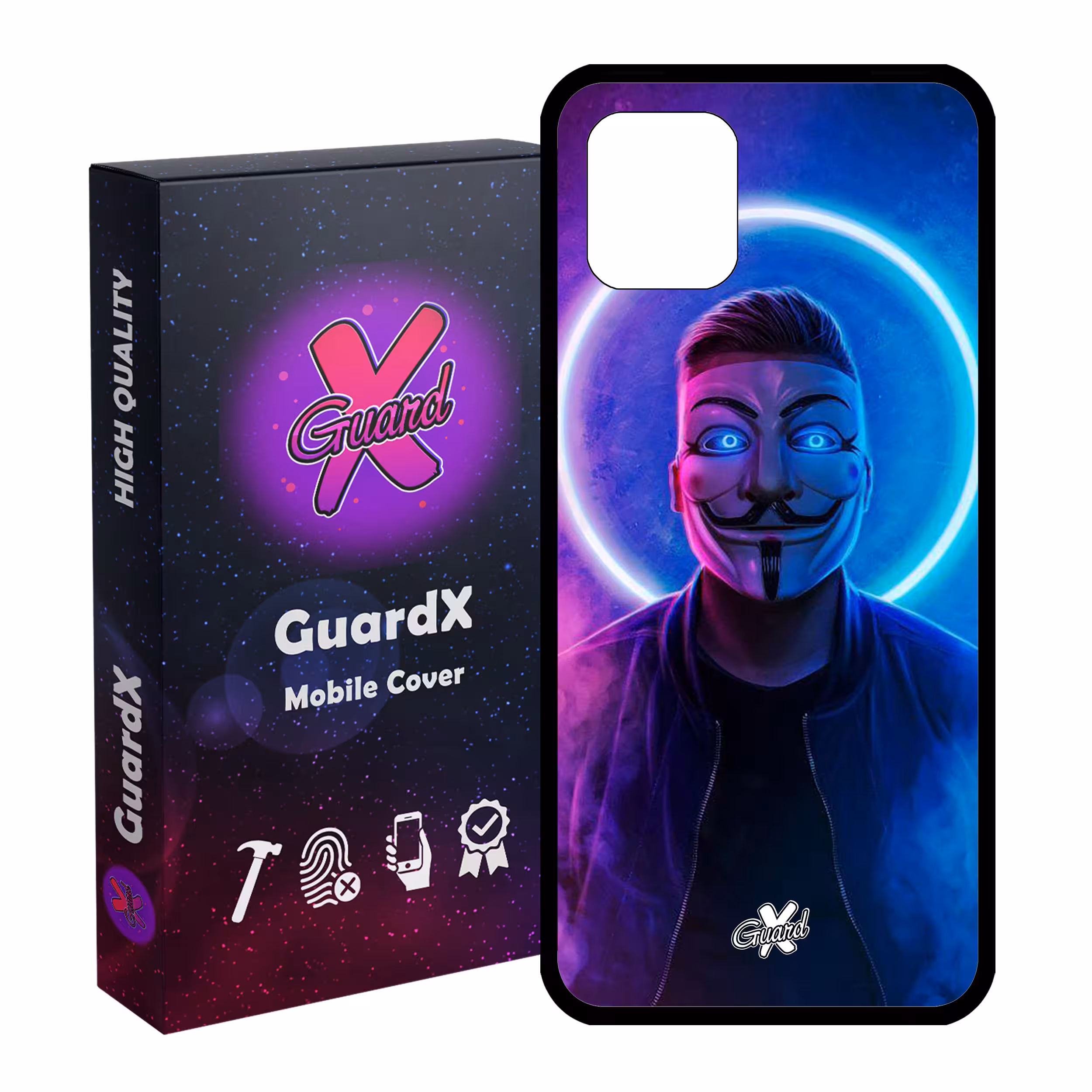 کاور گارد ایکس طرح Anonymous مدل Glass10043 مناسب برای گوشی موبایل سامسونگ Galaxy Note 10 Lite