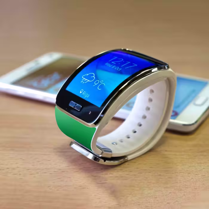 برچسب ماهوت طرح Matte-Green مناسب برای ساعت هوشمند سامسونگ Galaxy Gear S