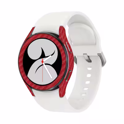 برچسب ماهوت طرح Red Fiber مناسب برای ساعت هوشمند سامسونگ Watch4 40mm