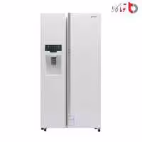 یخچال فریزر ساید بای ساید سفید اسنوا 32 فوت مدل هایپر S2Di-M210