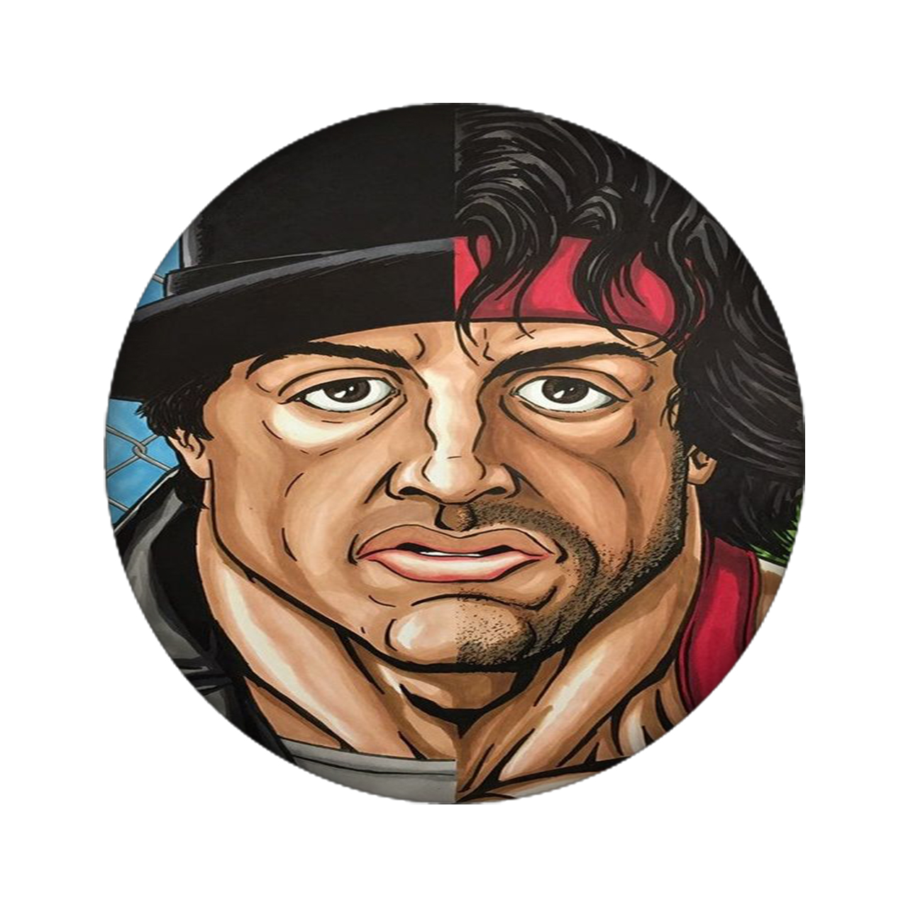 زیر لیوانی مدل راکی کد 1515