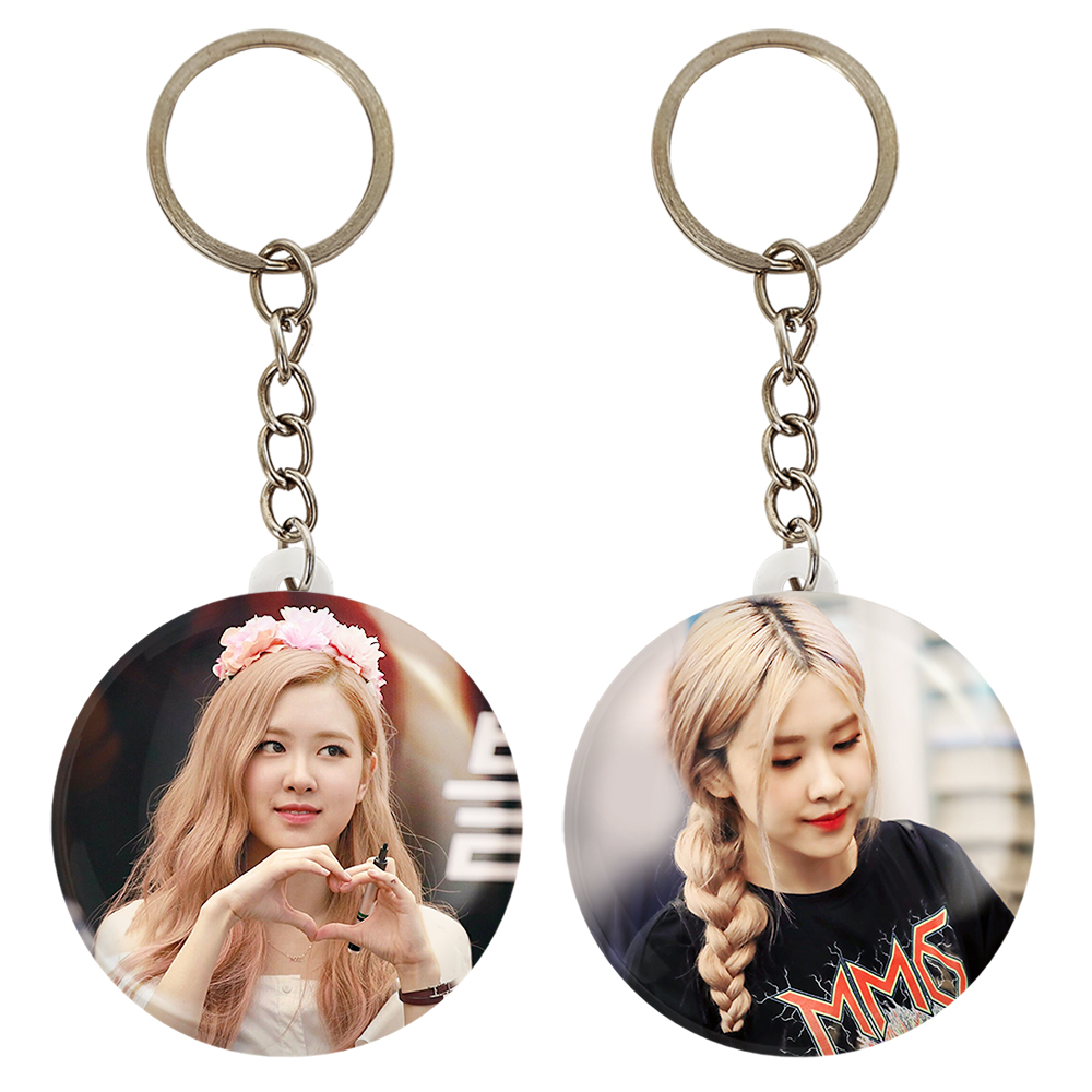 جاکلیدی خندالو مدل رزی گروه بلک پینک کد 31103100 مجموعه 2 عددی