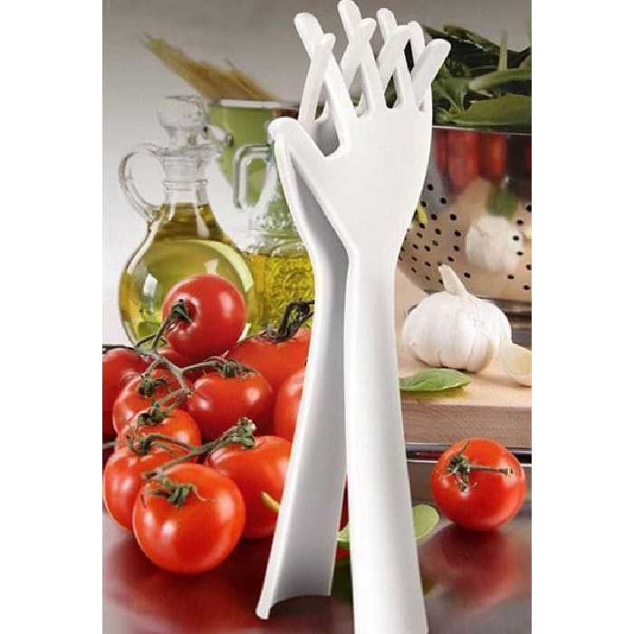 چنگال سالادخوری طرح دست مجموعه 2 عددی 