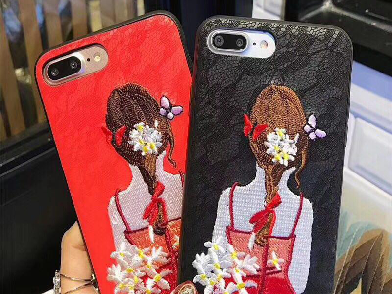 کاور مدل گلدوزی توری مناسب برای گوشی آیفون 7