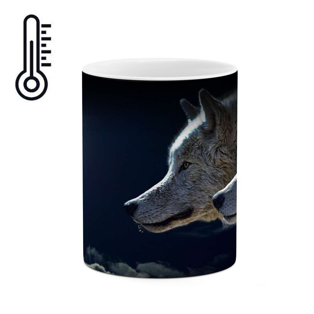 ماگ حرارتی طرح گرگ آلفا مدل mgph15948