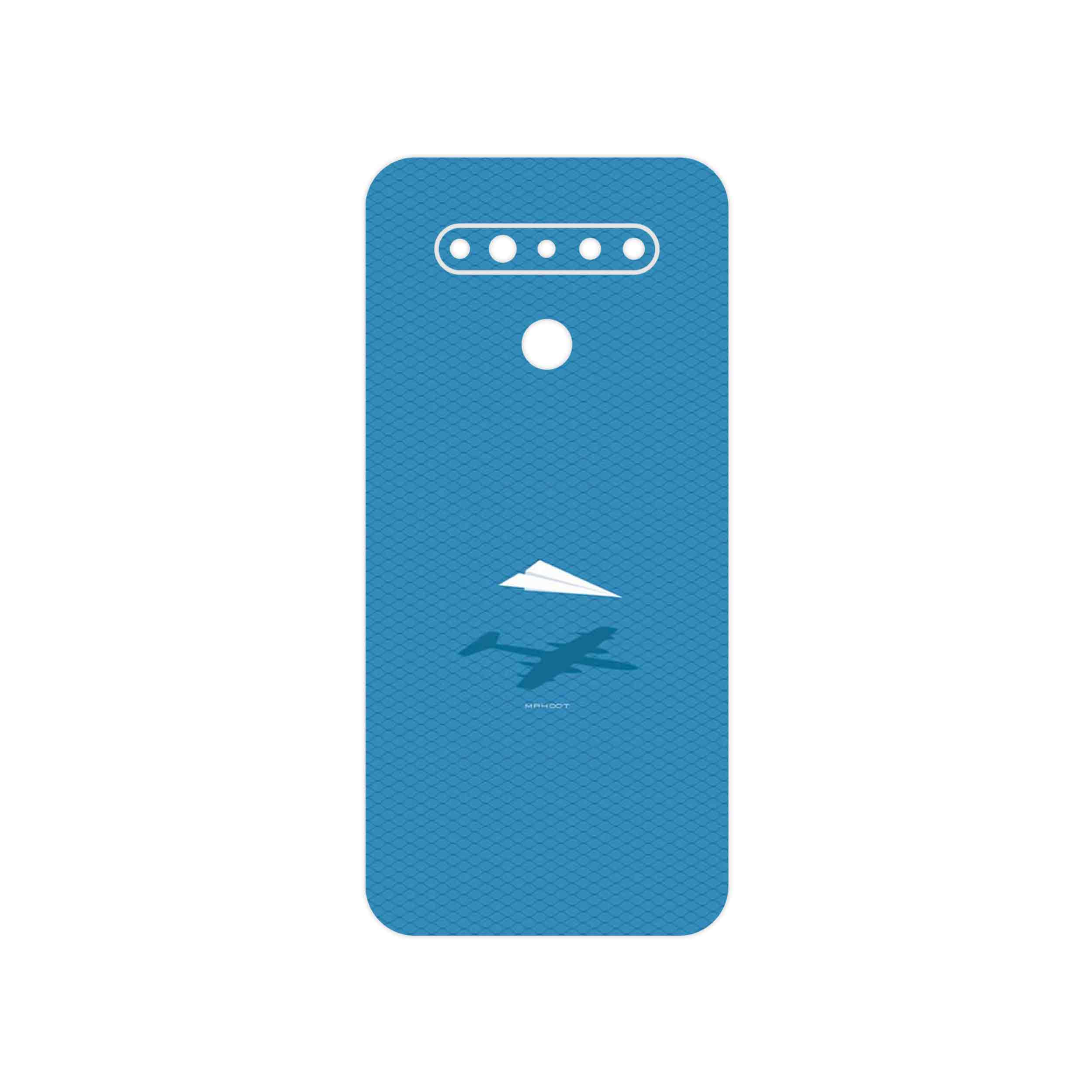 برچسب پوششی ماهوت مدل Minimal Paper Airplane مناسب برای گوشی موبایل ال جی K41s