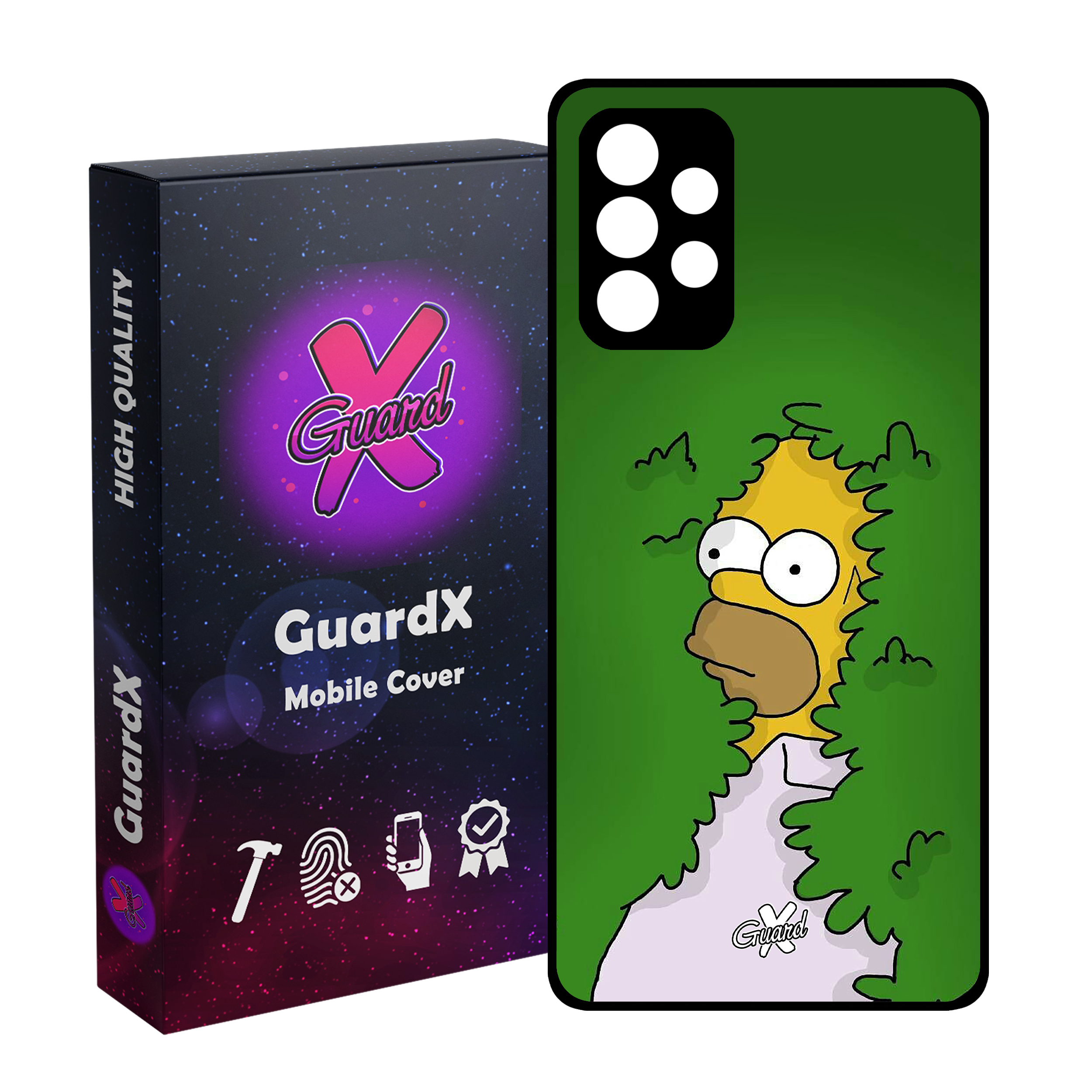 کاور گارد ایکس طرح Simpsons مدل Glass10111 مناسب برای گوشی موبایل سامسونگ Galaxy A53