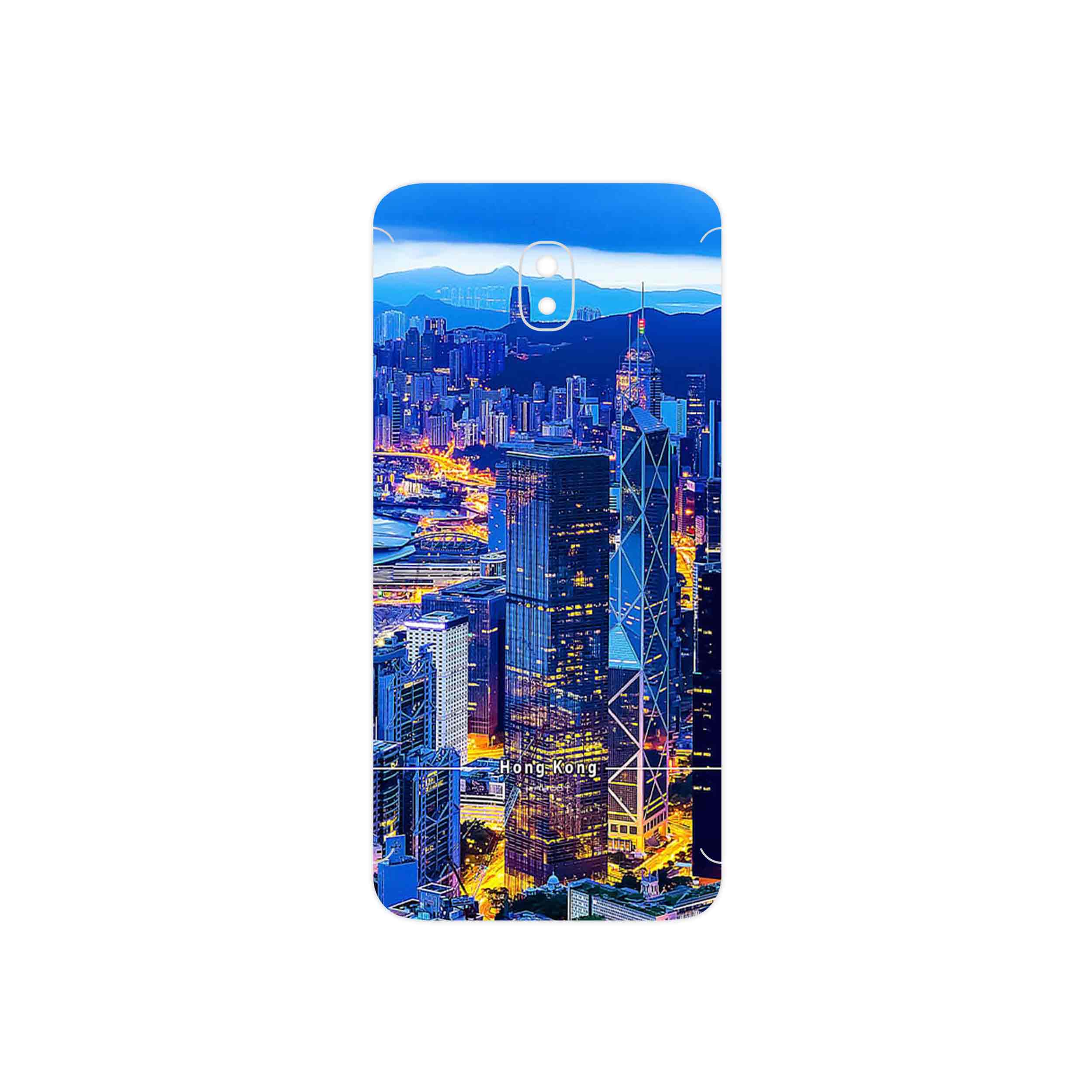 برچسب پوششی ماهوت مدل Hong Kong City مناسب برای گوشی موبایل سامسونگ Galaxy J7 Pro