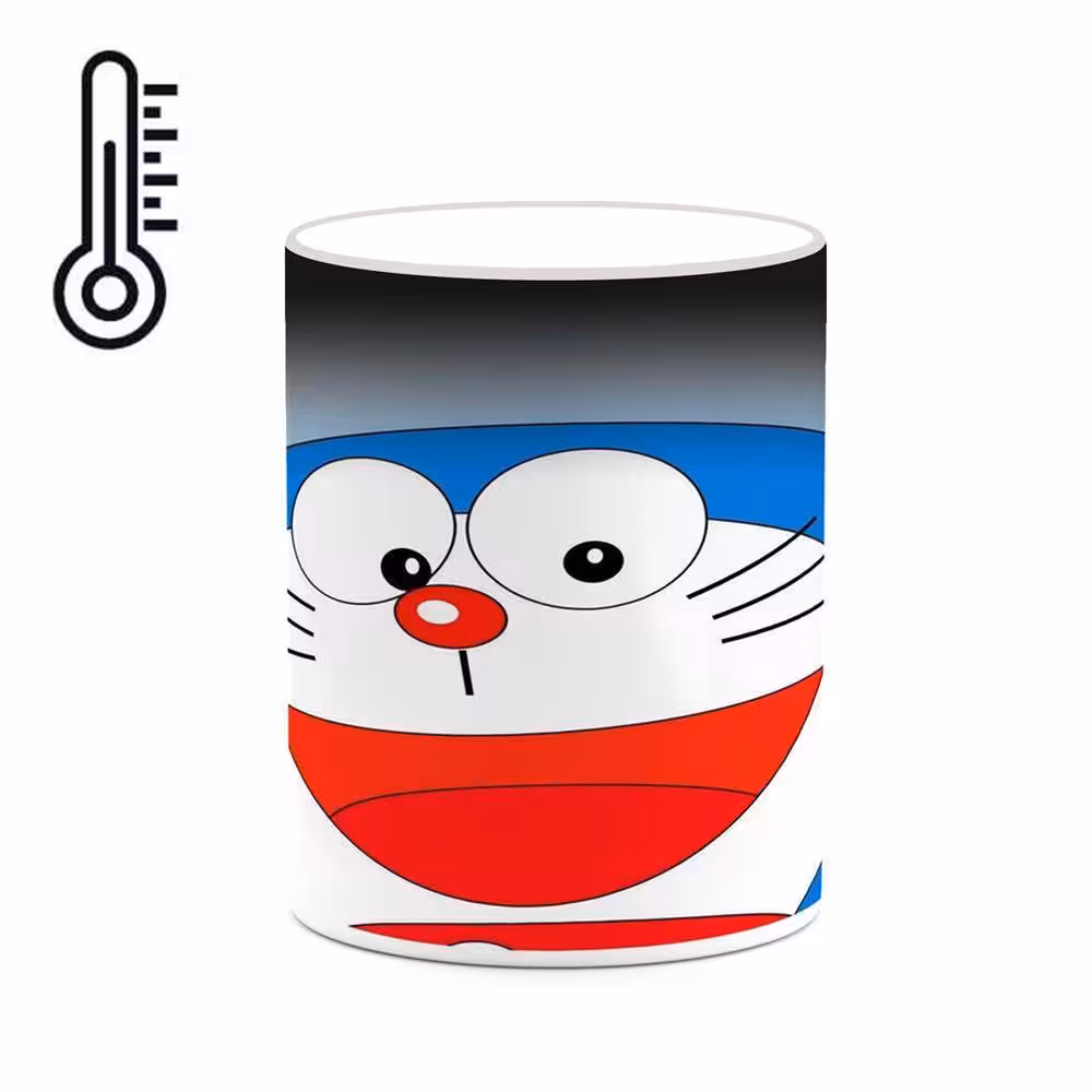 ماگ حرارتی کاکتی طرح کارتون Doraemon مدل mgh22539