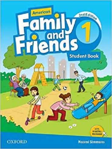 American Family and Friends 1 2nd امریکن کتاب فامیلی فرندز 1 (سایز رحلی -A4)