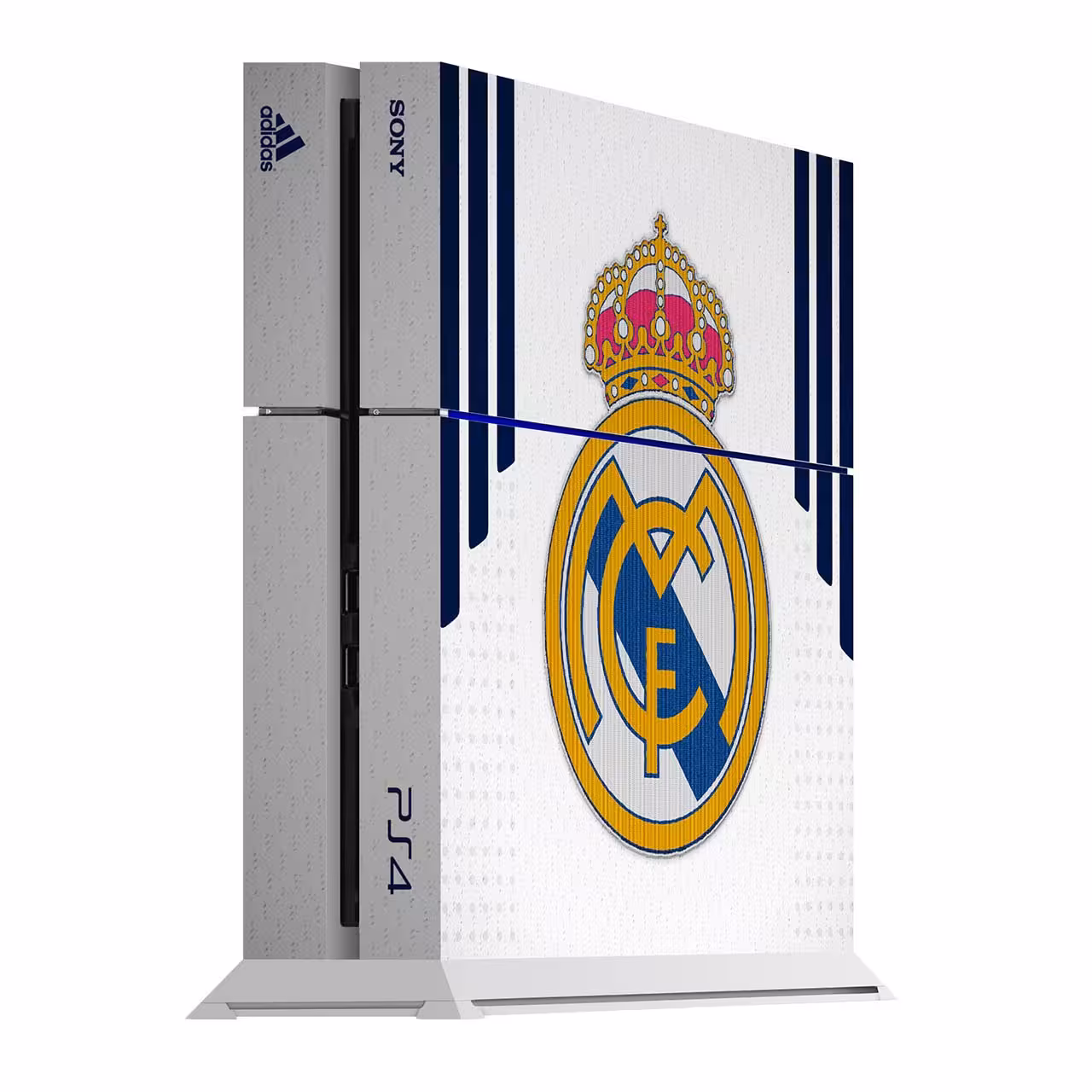 برچسب عمودی پلی استیشن 4 ونسونی طرح Real Madrid CF White 2016