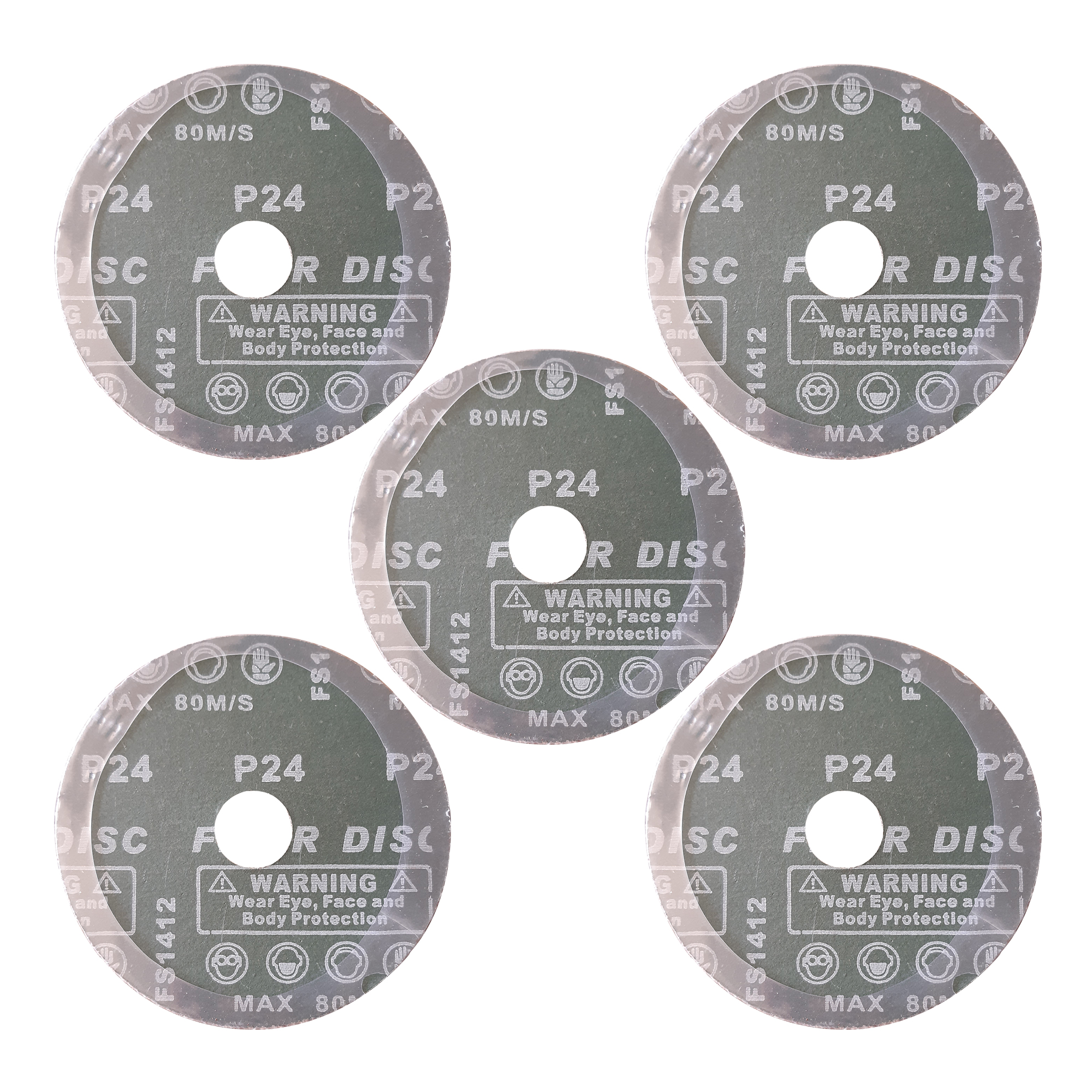 ورق سنباده اورینت کرافت مدل D115P24 بسته 5 عددی