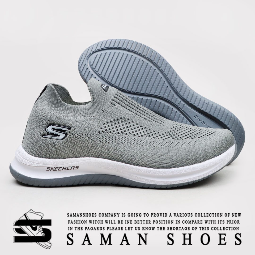 کفش جورابی مدل اسکیچرز بدون بند مناسب پیاده‌روی