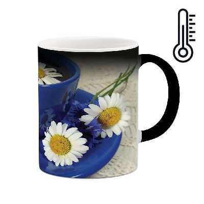 ماگ حرارتی طرح گل مدل mgh04630