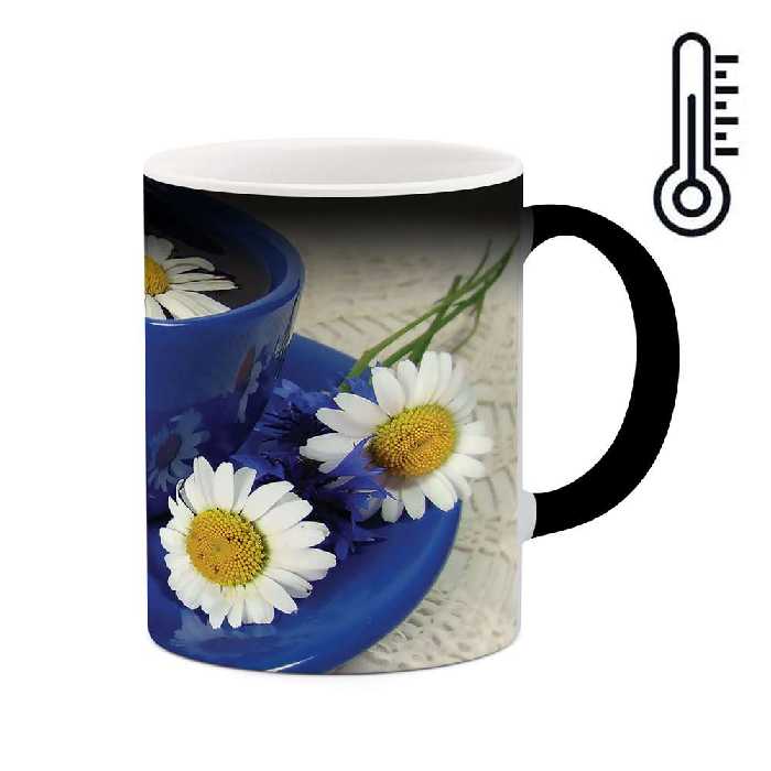 ماگ حرارتی طرح گل مدل mgh04630