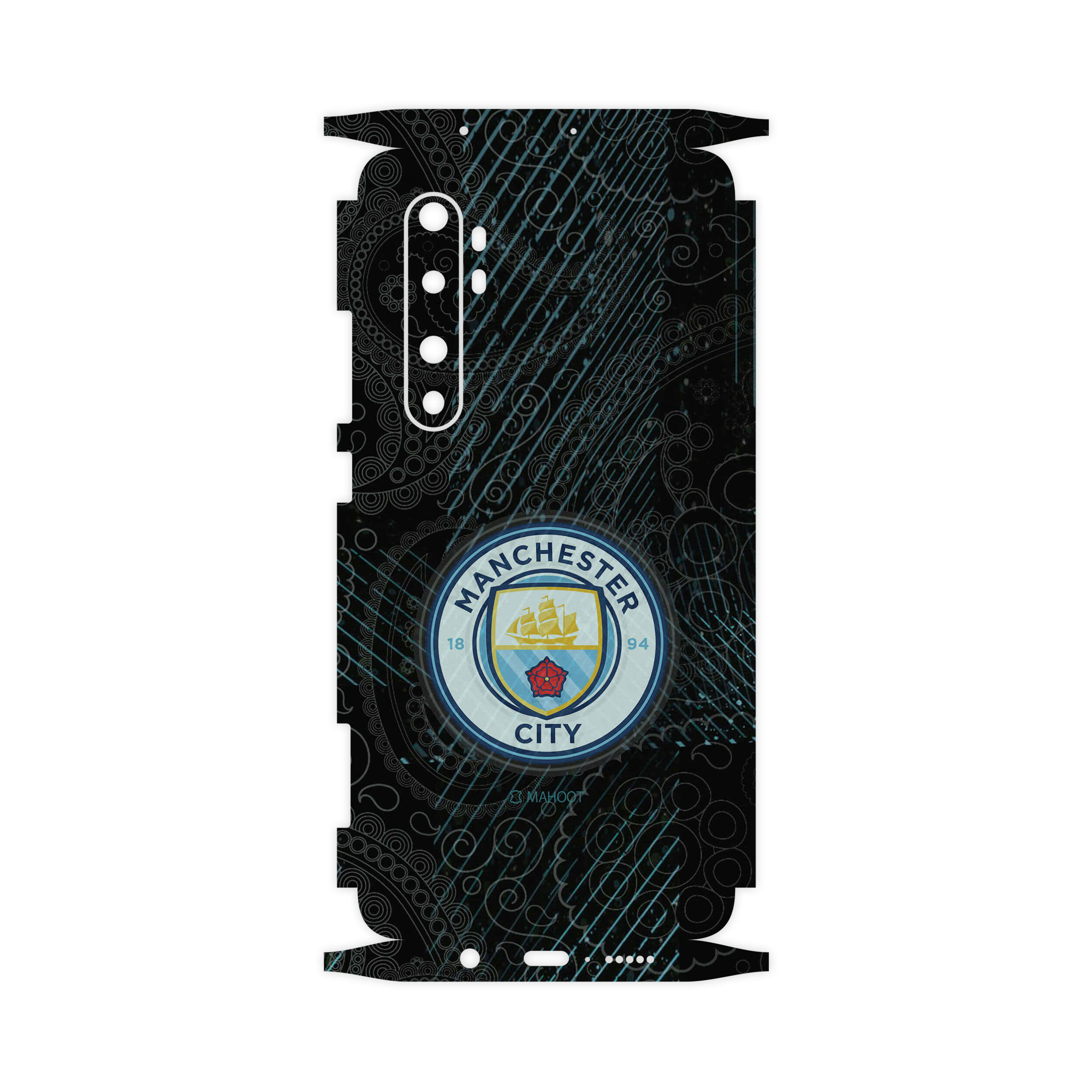 برچسب پوششی ماهوت مدل Manchester-City-FullSkin مناسب برای گوشی موبایل شیائومی MI Note 10 Lite