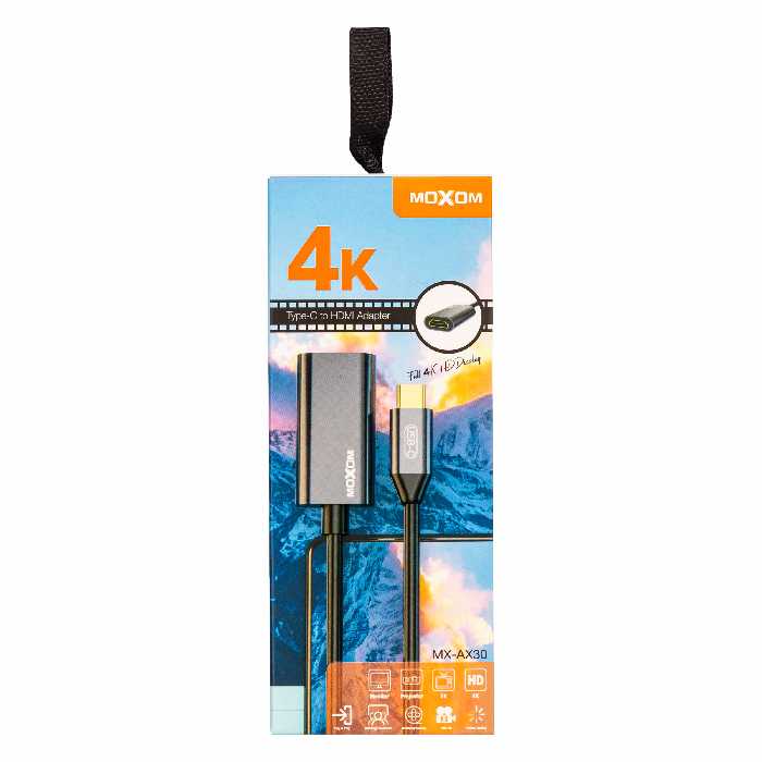 کابل تبدیل USB-C به HDMI موکسوم مدل MX-AX30