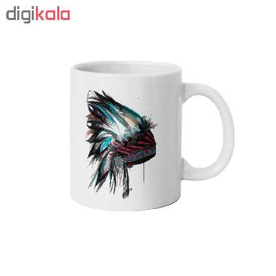 ماگ طرح سرخپوست مدل m135