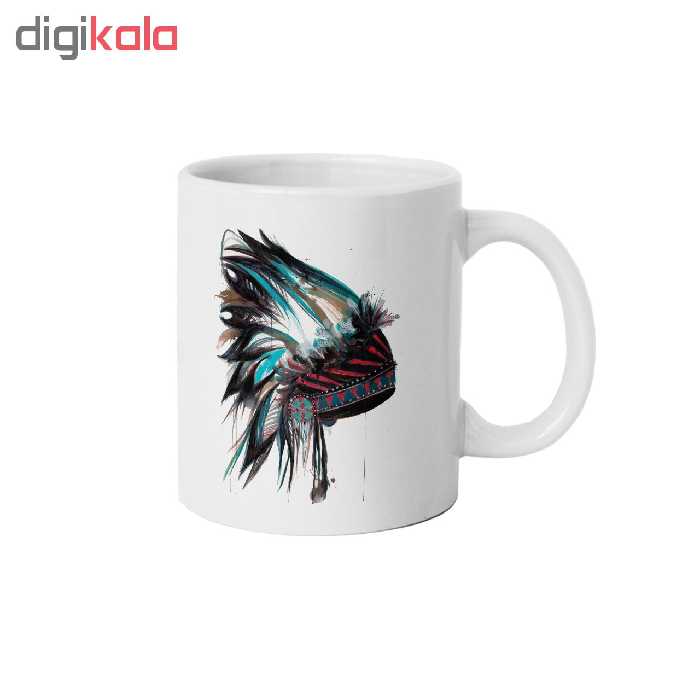 ماگ طرح سرخپوست مدل m135