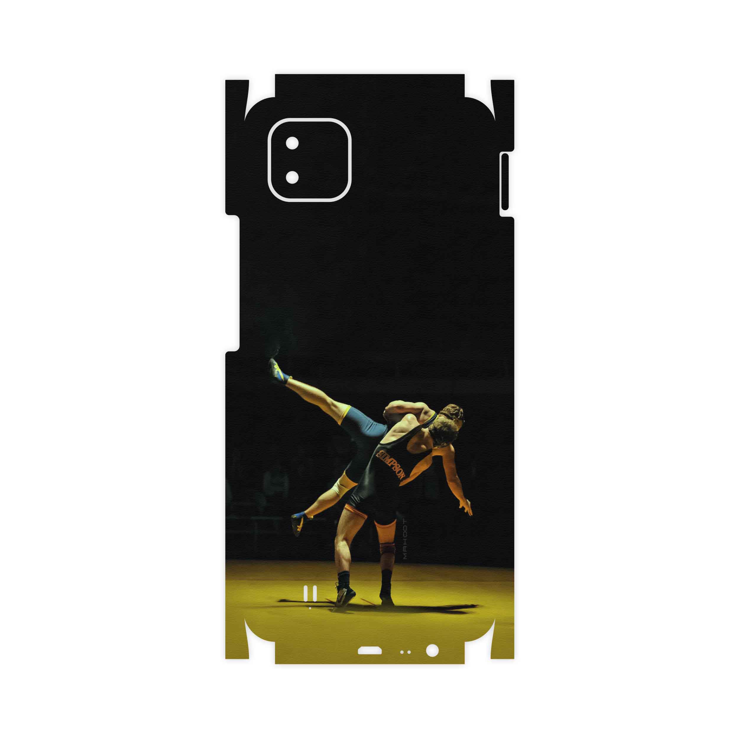 برچسب پوششی ماهوت مدل Wrestling-FullSkin مناسب برای گوشی موبایل ریلمی C11 2021