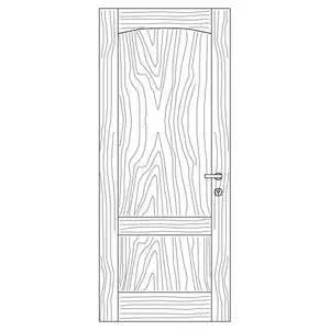 درب بدون زهوار مدل F2  مدل