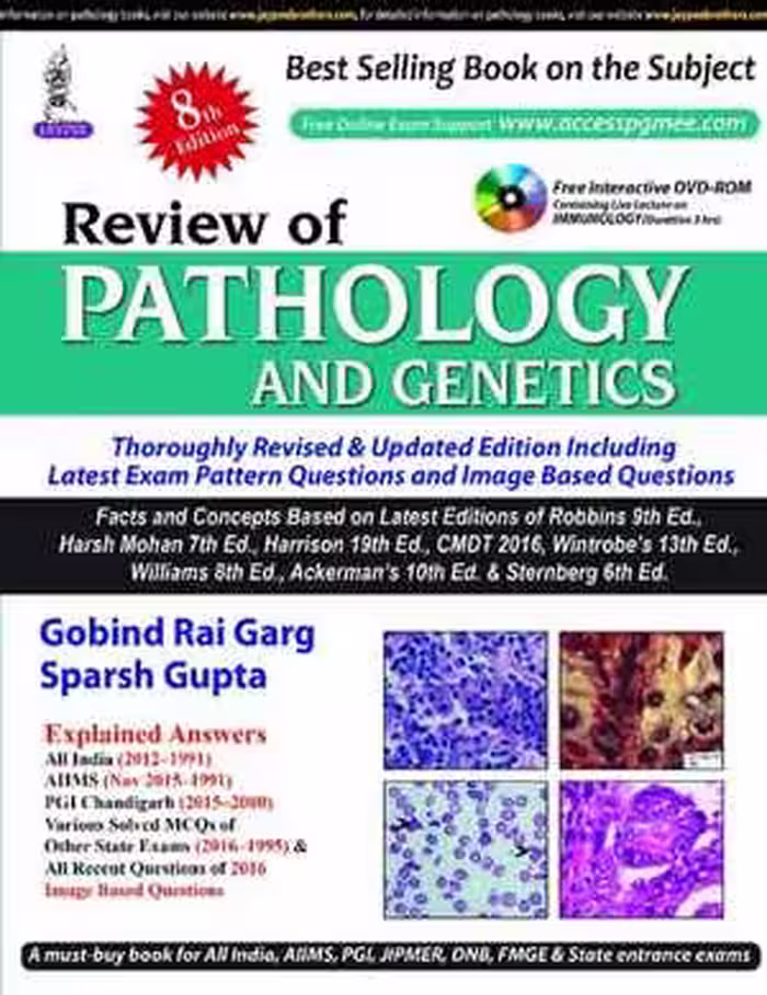 [PDF] دانلود کتاب Review Of Pathology And Genetics, 8th ed, 2016