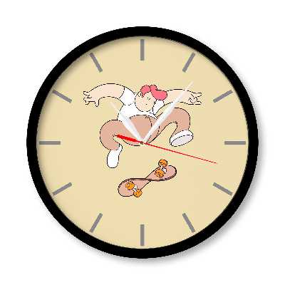 ساعت دیواری مدل روزمرگی کد 3257