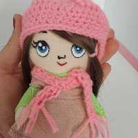 عروسک کوچک جاسوئیچی(سرکلیدی) ناز دونه (طراحی چهره) کد310