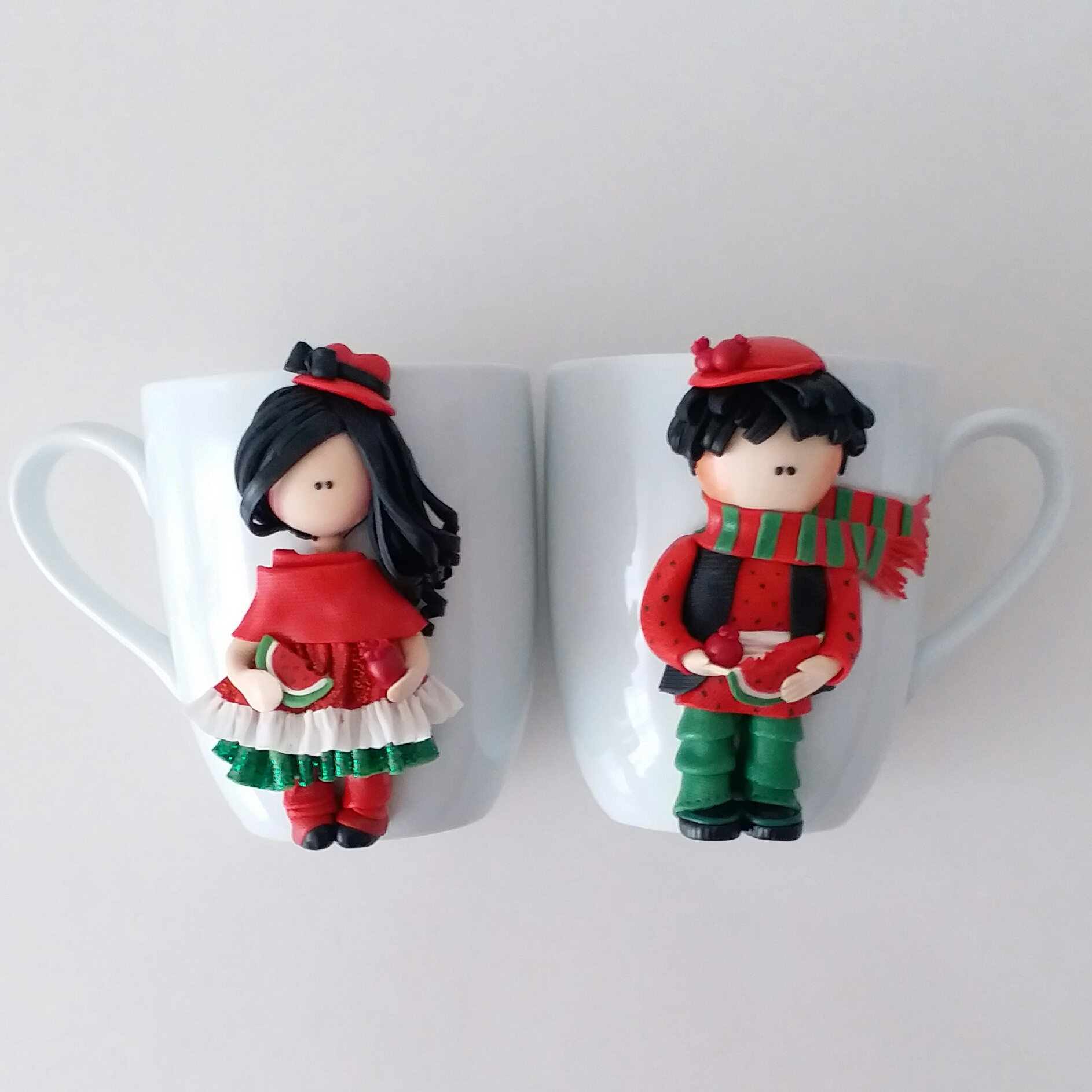 ماگ مدل هندوانه H347 مجموعه 2 عددی