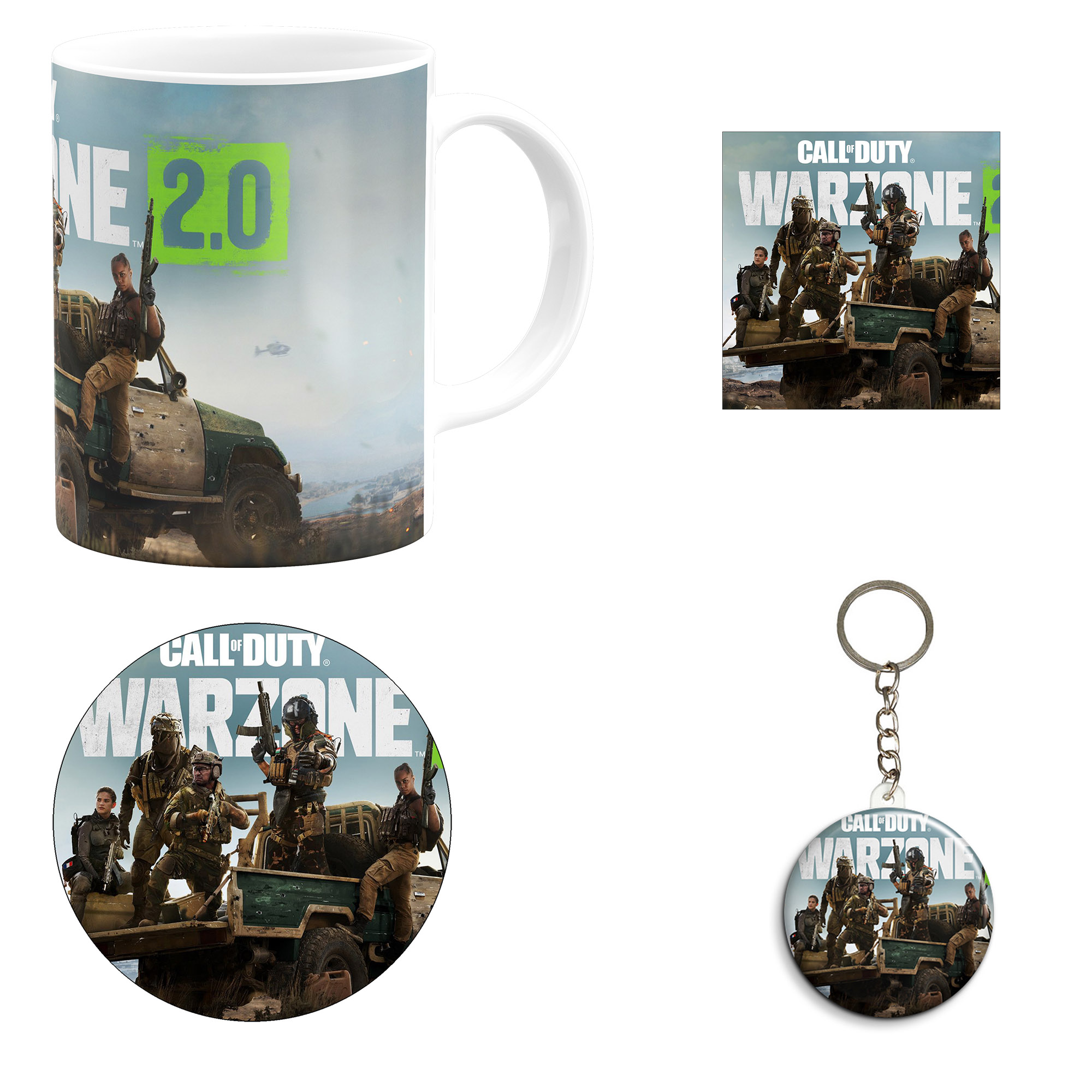 ست هدیه ماگ مدل بازی کال اف دیوتی طرح call of duty کد M25