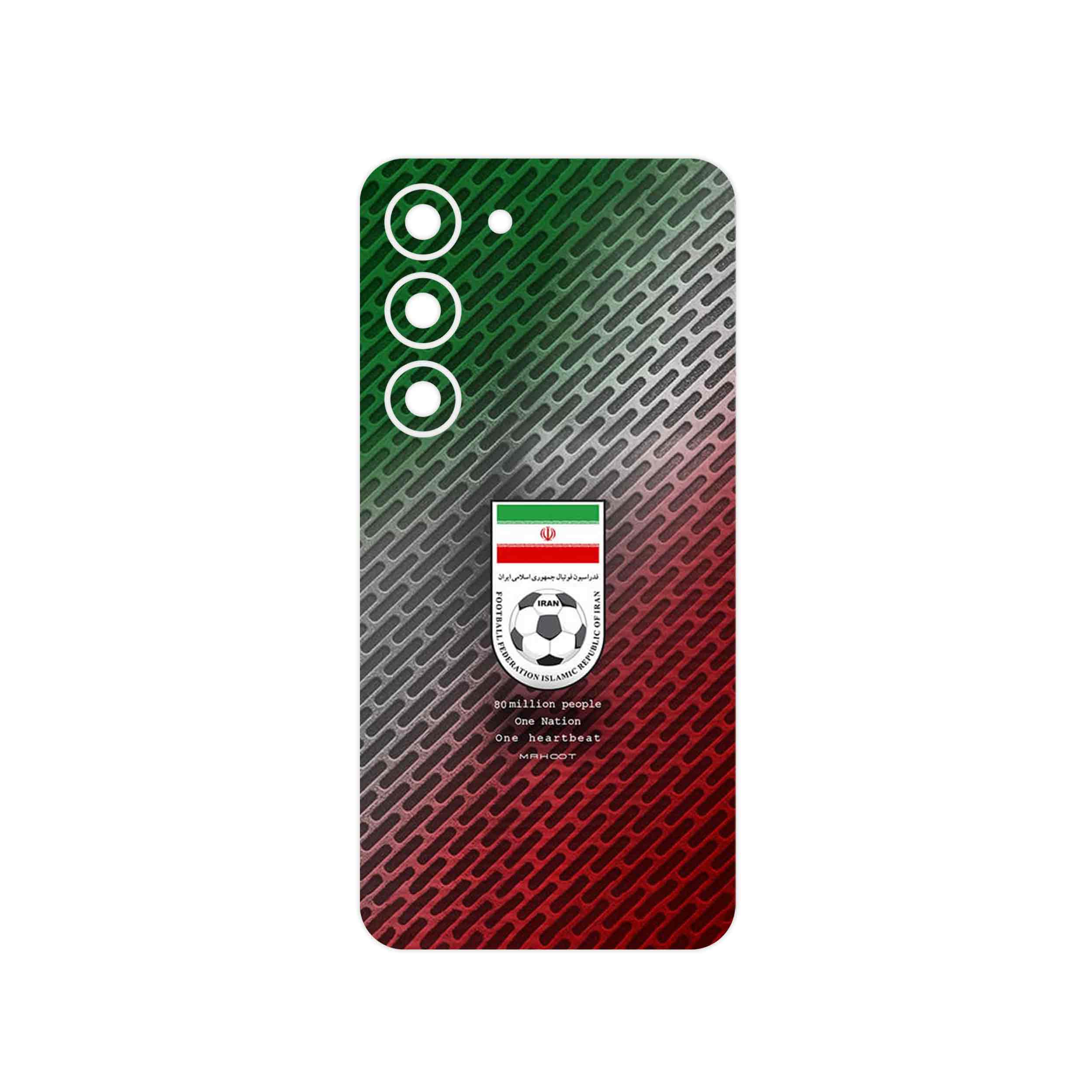 برچسب پوششی ماهوت مدل Iran_National_Football_Team مناسب برای گوشی موبایل سامسونگ Galaxy S23