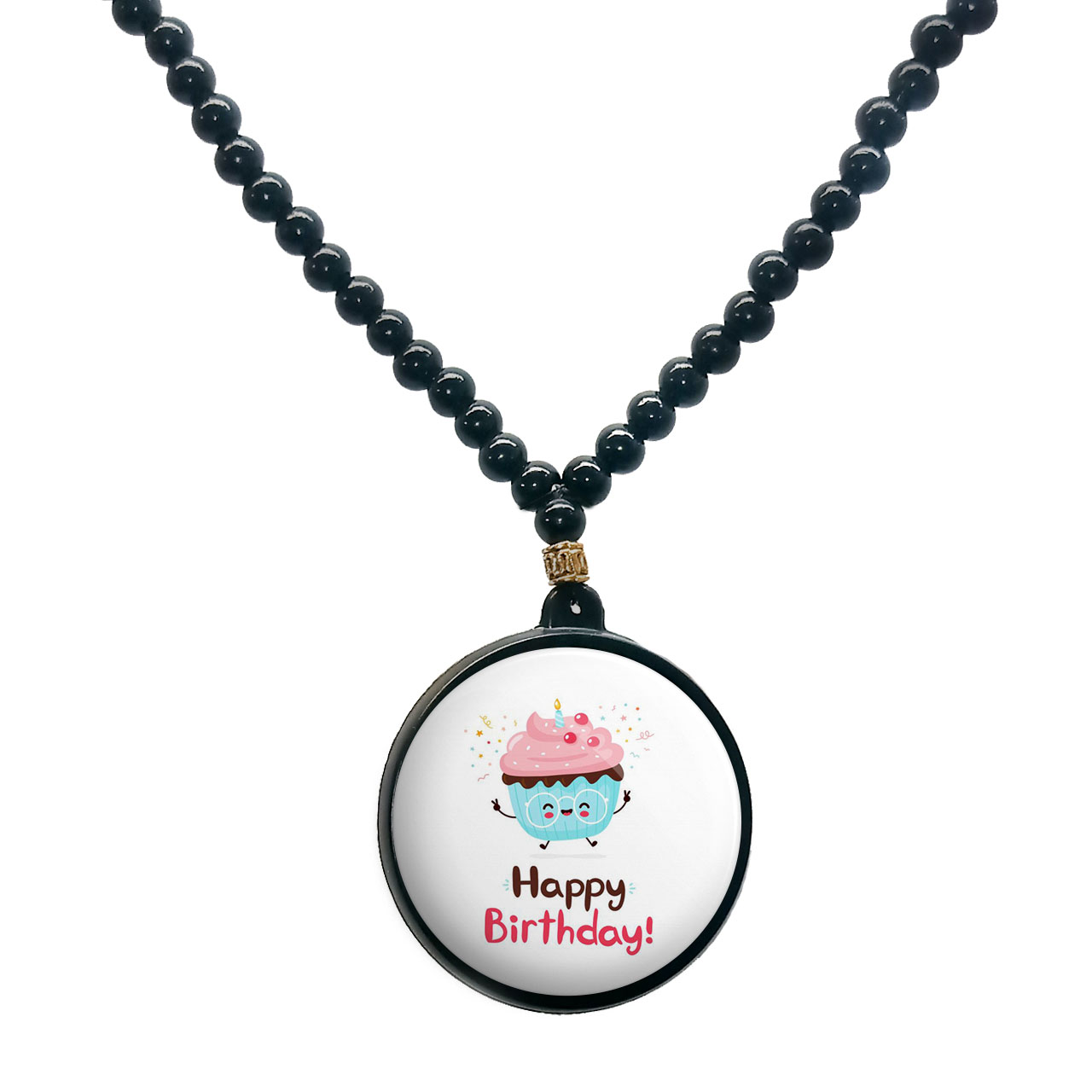 گردنبند پرمانه طرح تولد کد pmd.25822 مدل دو طرفه