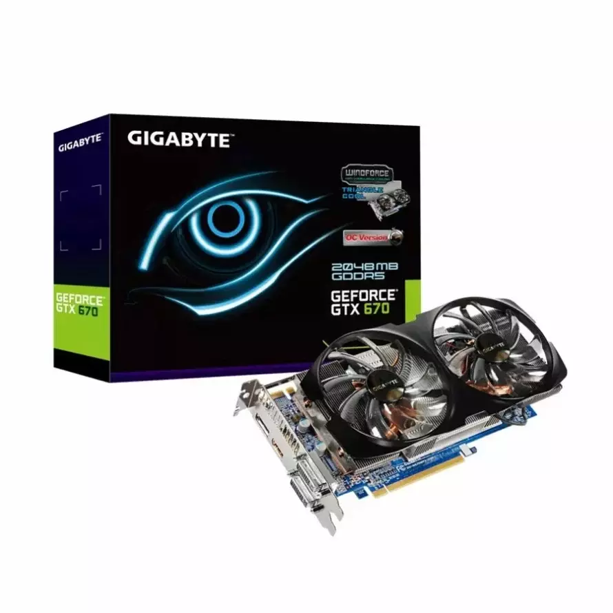 کارت گرافیک گیگابایت GTX 670 WF 2X OC 2GB