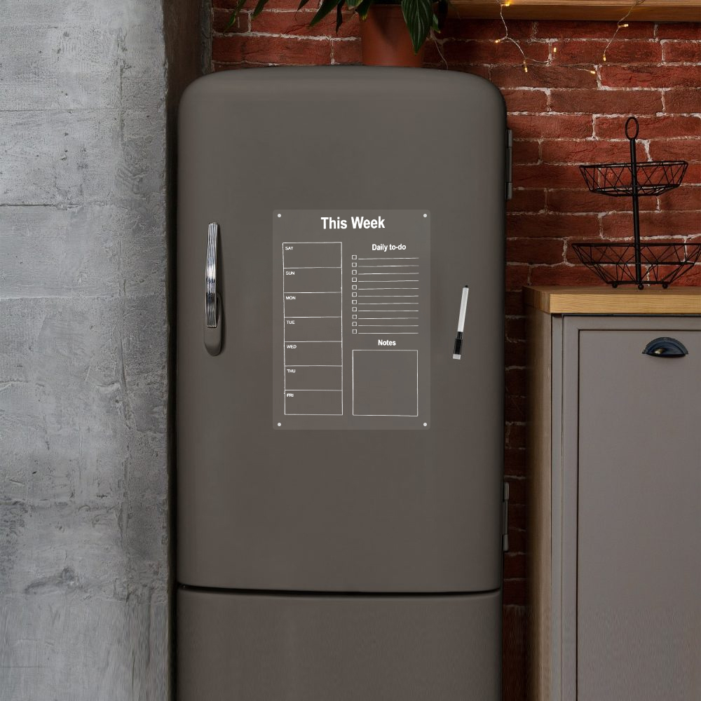 نوت شیشه ای رویخچالی This Week – سفید