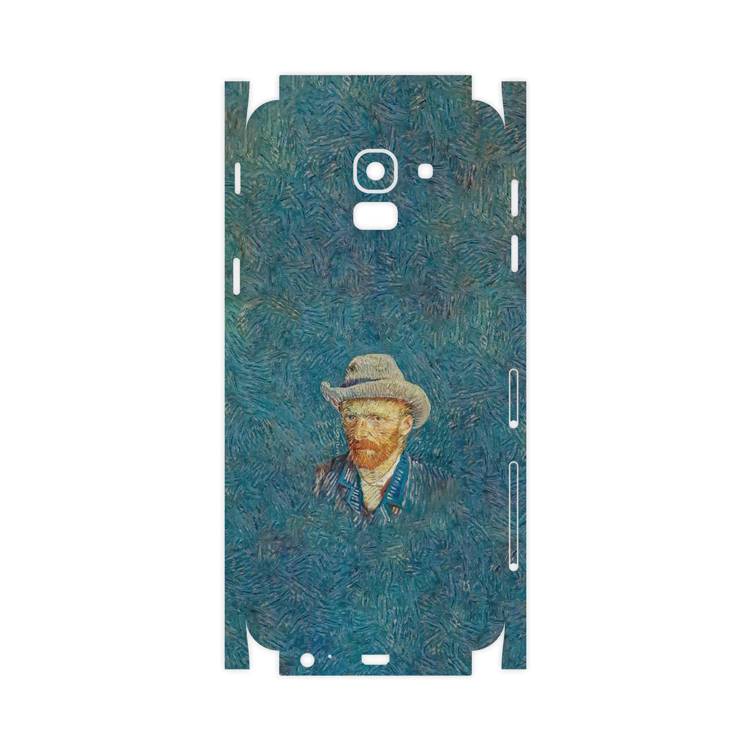 برچسب پوششی ماهوت مدل Self portrait with a gray felt hat-FullSkin مناسب برای گوشی موبایل سامسونگ Galaxy J6