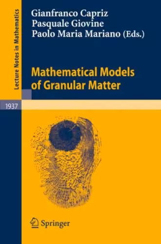 خرید و دانلود نسخه کامل کتاب Mathematical Models of Granular Matter