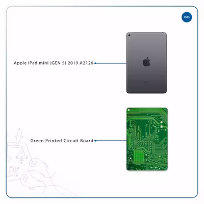 برچسب پوششی ماهوت مدل Green Printed Circuit Board مناسب برای تبلت اپل iPad mini (GEN 5) 2019 A2126