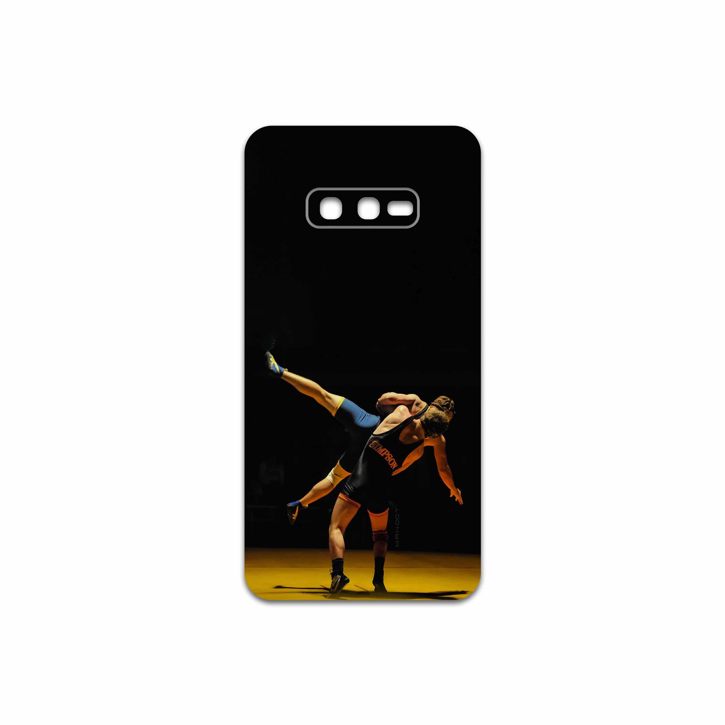 برچسب پوششی ماهوت مدل Wrestling مناسب برای گوشی موبایل سامسونگ Galaxy S10e