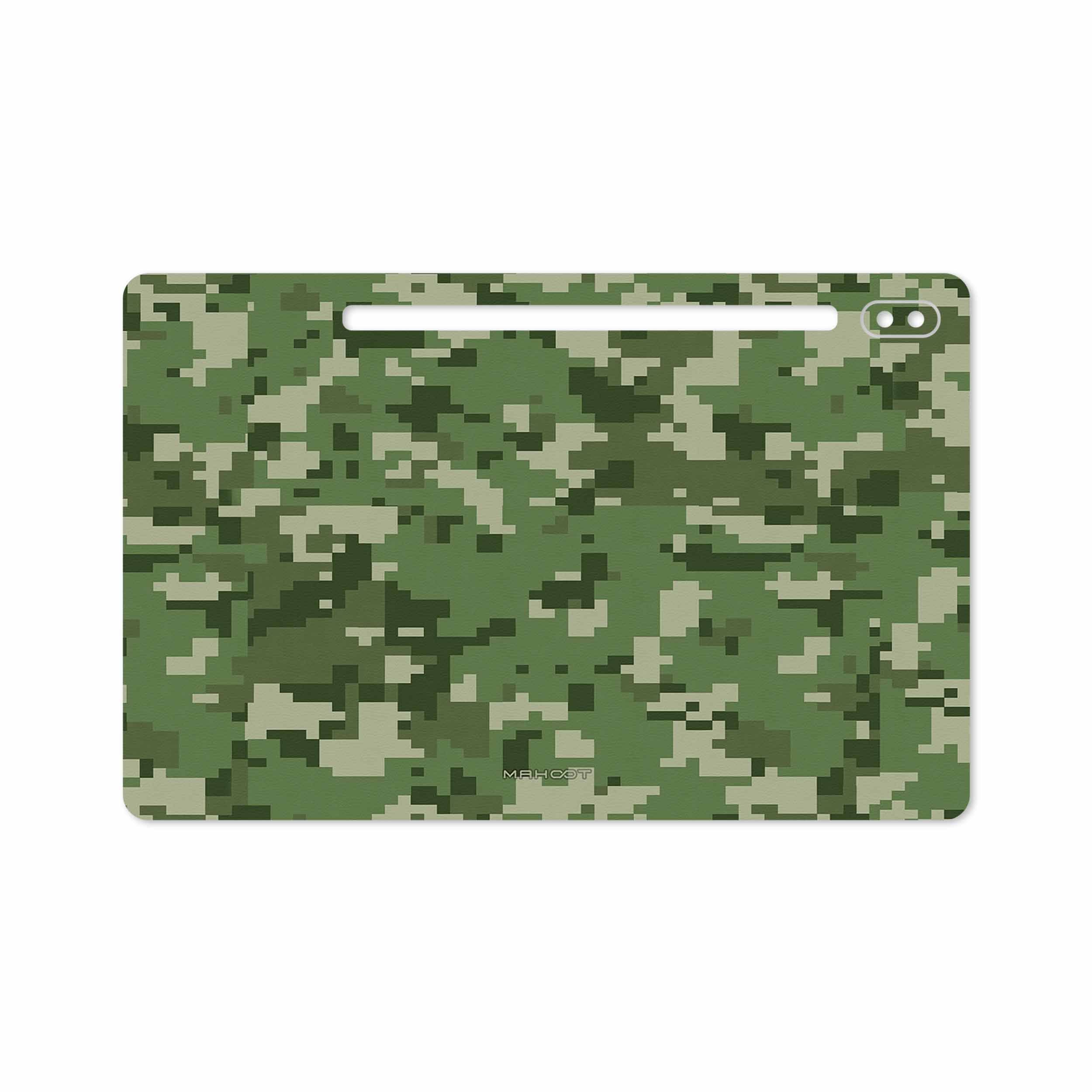 برچسب پوششی ماهوت مدل Army-Green-Pixel مناسب برای تبلت سامسونگ Galaxy Tab S6 2019 SM-T860